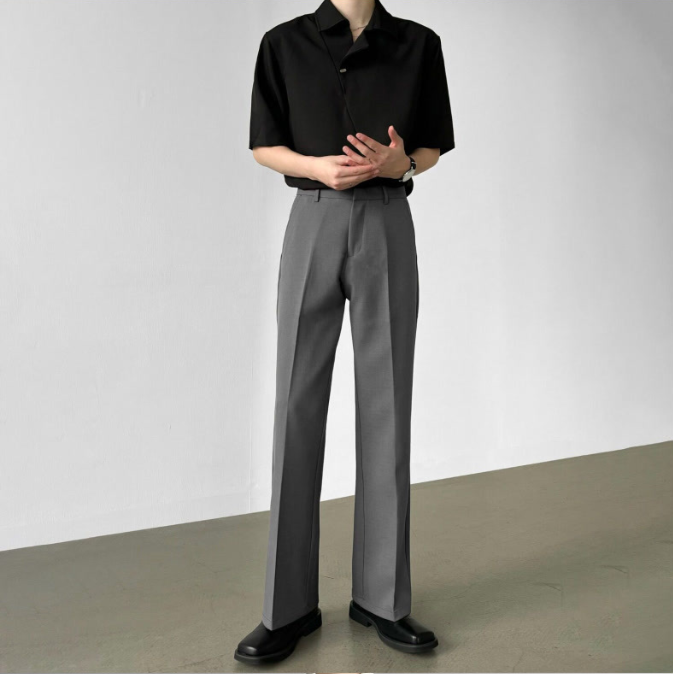 Men’s Casual Black Dress Pants