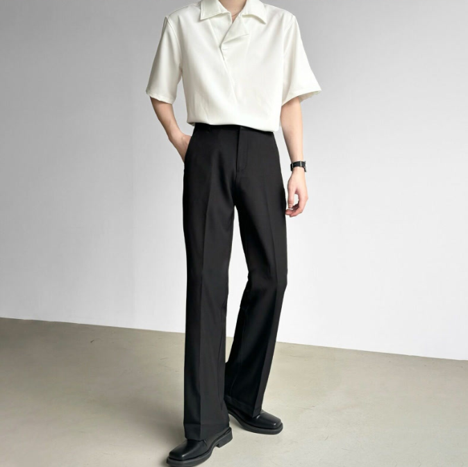 Men’s Casual Black Dress Pants