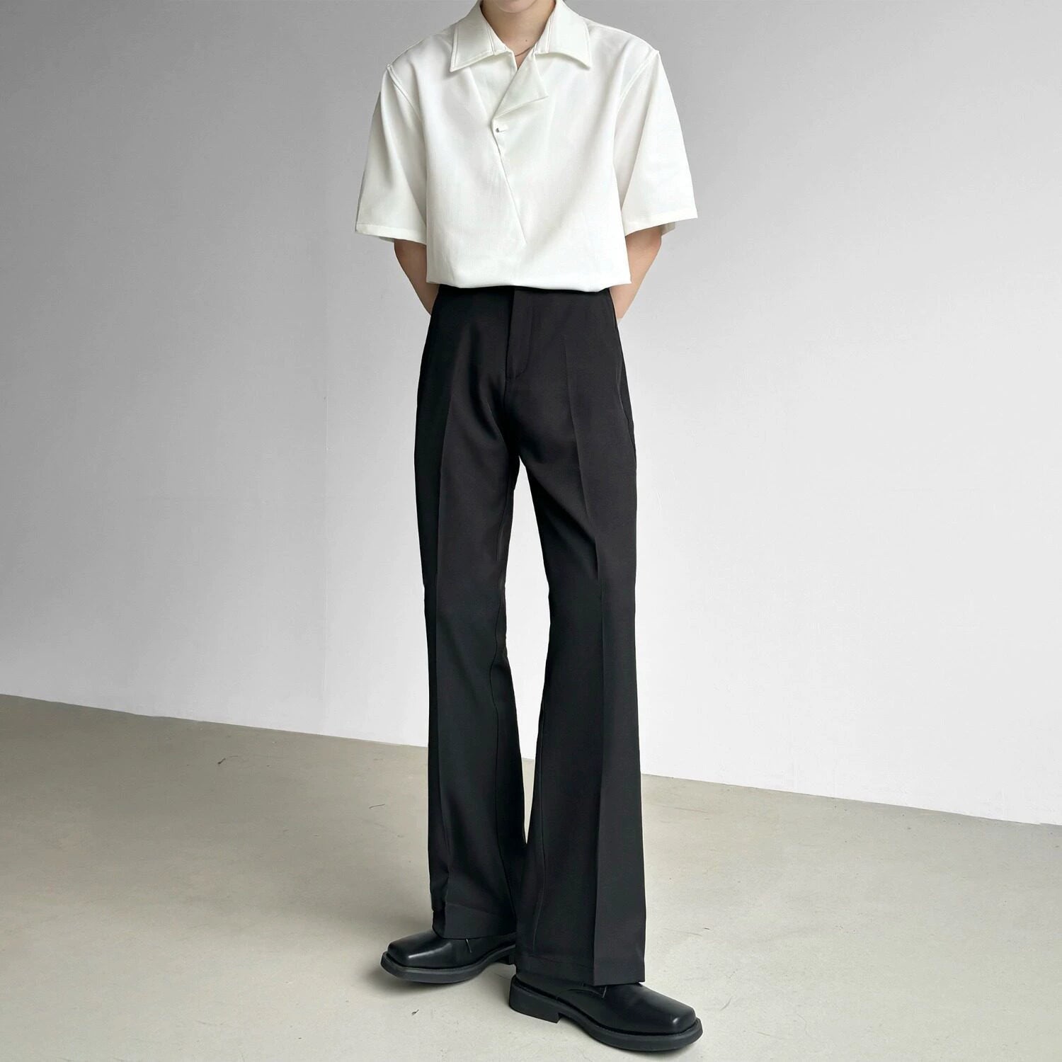 Men’s Casual Black Dress Pants
