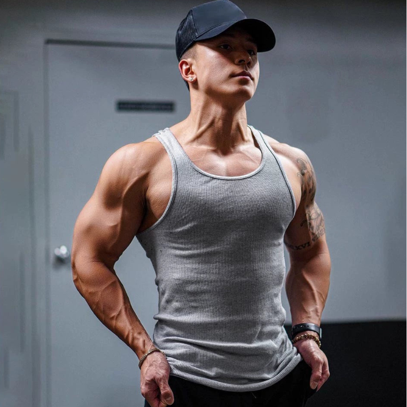 Men's Muscle Fit Gym Tank Top