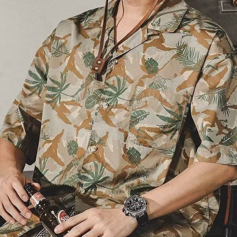 Vintage Island Style Hawaiian Shirt