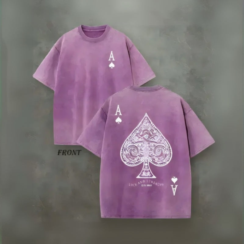 Ace of Spades Vintage Washed T-Shirt