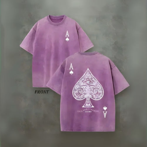 Ace of Spades Vintage Washed T-Shirt