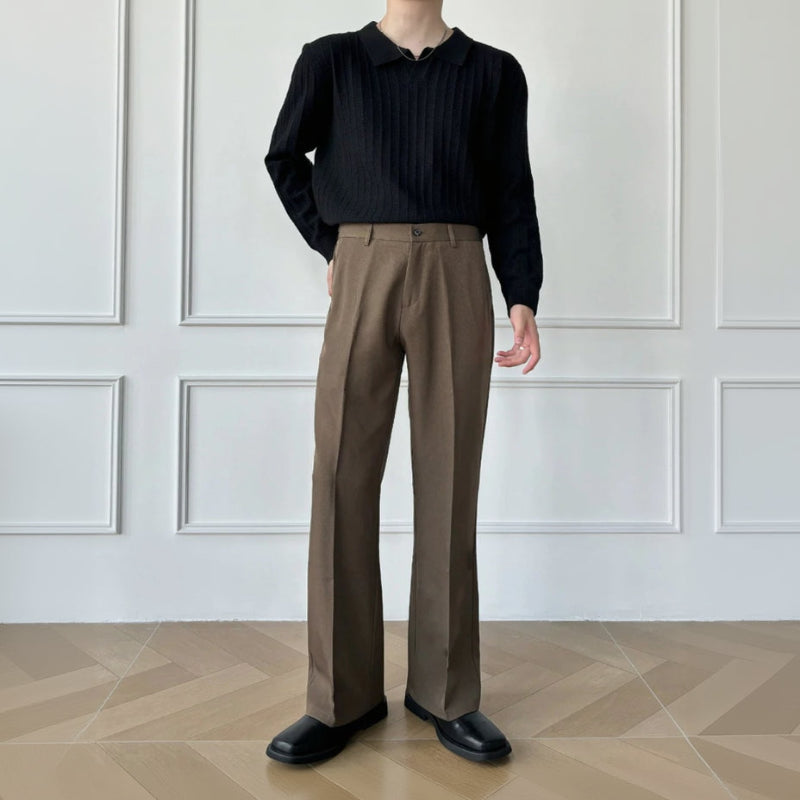 Men’s Casual Black Dress Pants