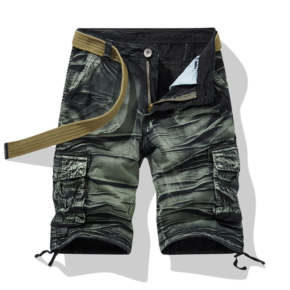 Men's Vintage Camo Cargo Shorts