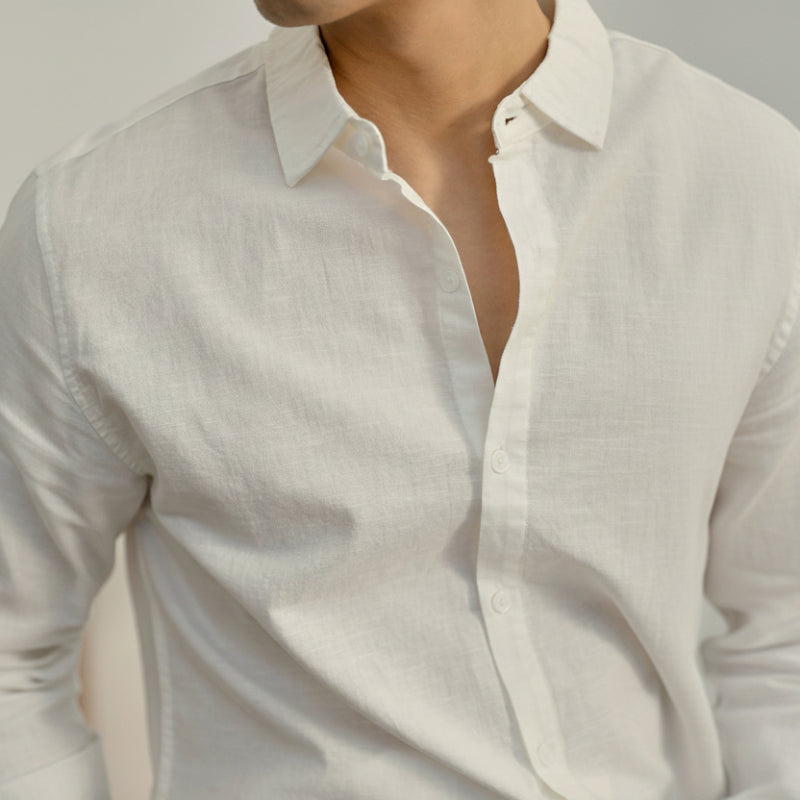 Men's Cotton Linen Sun Protection Shirt
