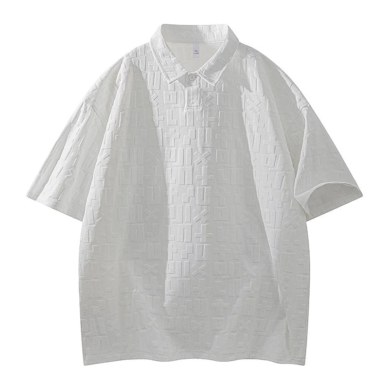 Men's Textured Jacquard T-Shirt