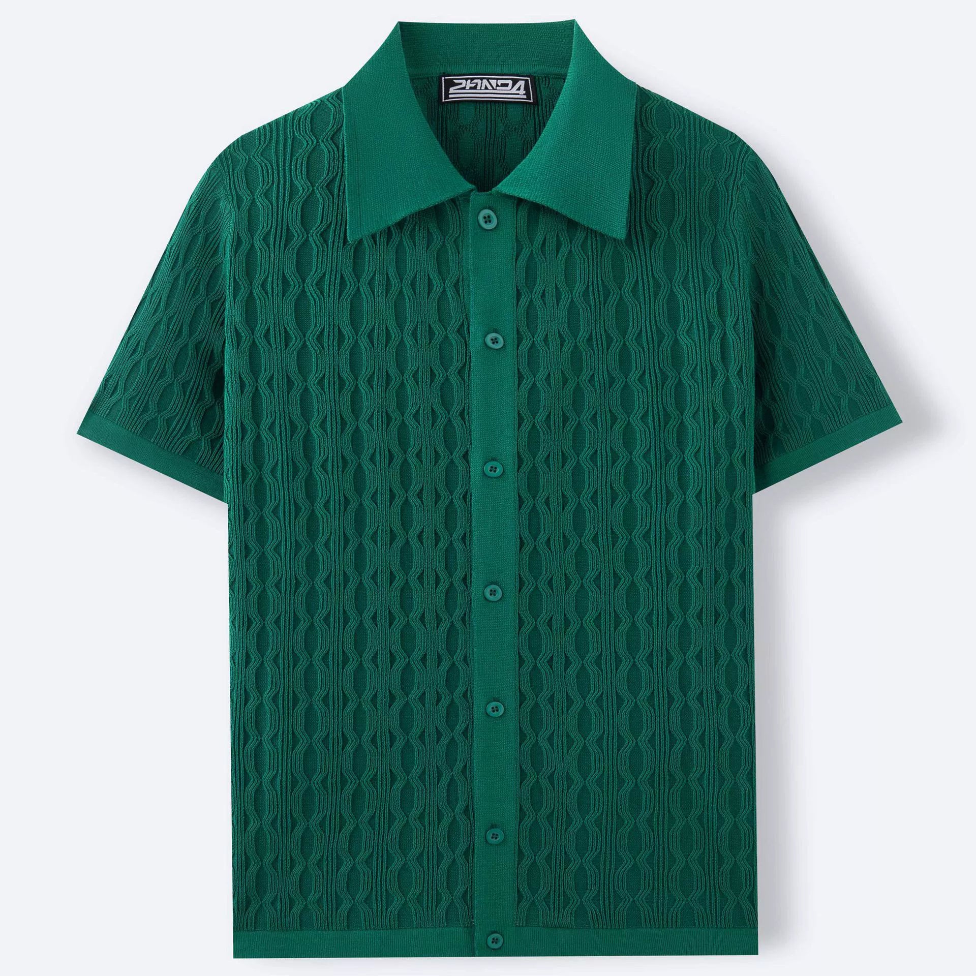 Men’s Casual Jacquard Polo
