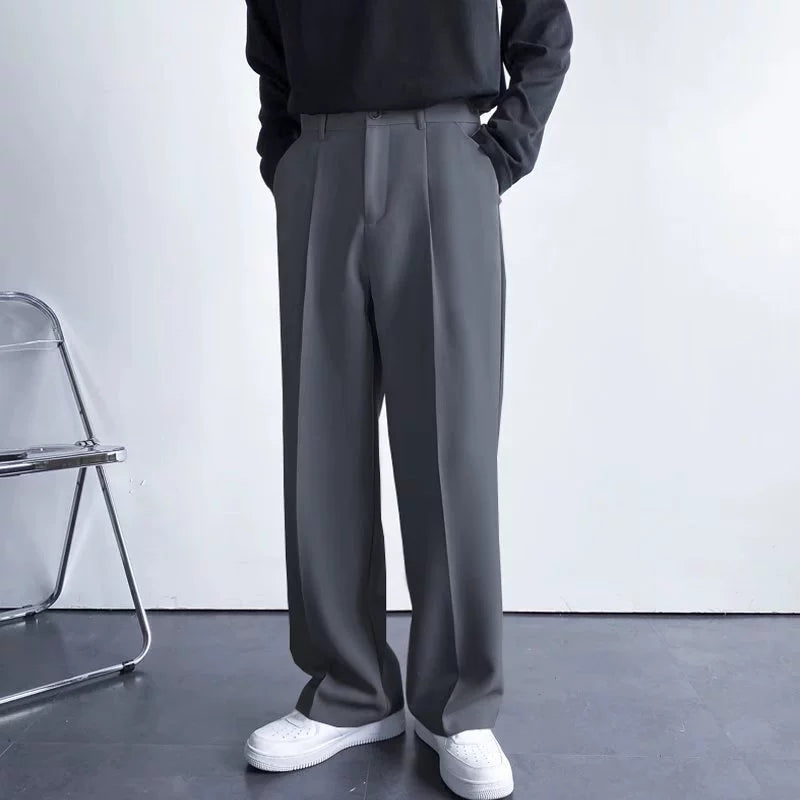 Men's Pleated Tailored Trousers