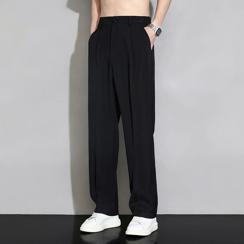 Men’s Elegant Pleated Dress Pant