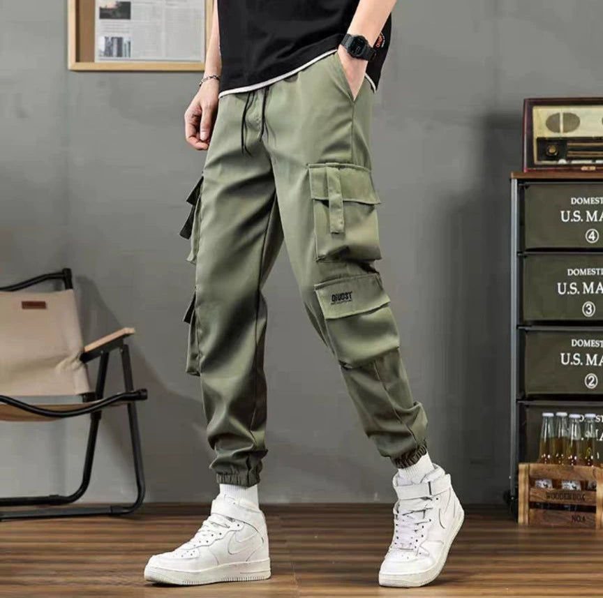 Men's Multi-Pocket Cargo Jogger Pants