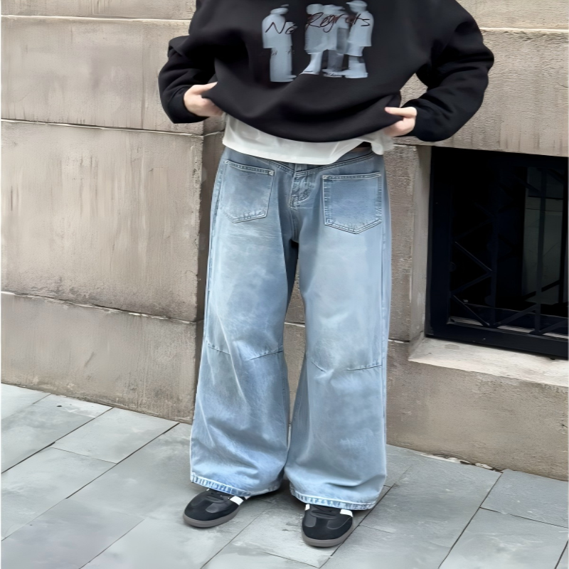 Men’s Curved Panel Jeans