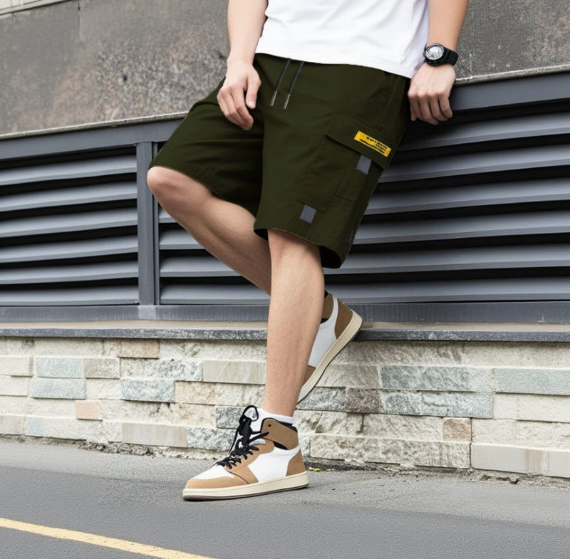 Men's Cargo Drawstring Shorts