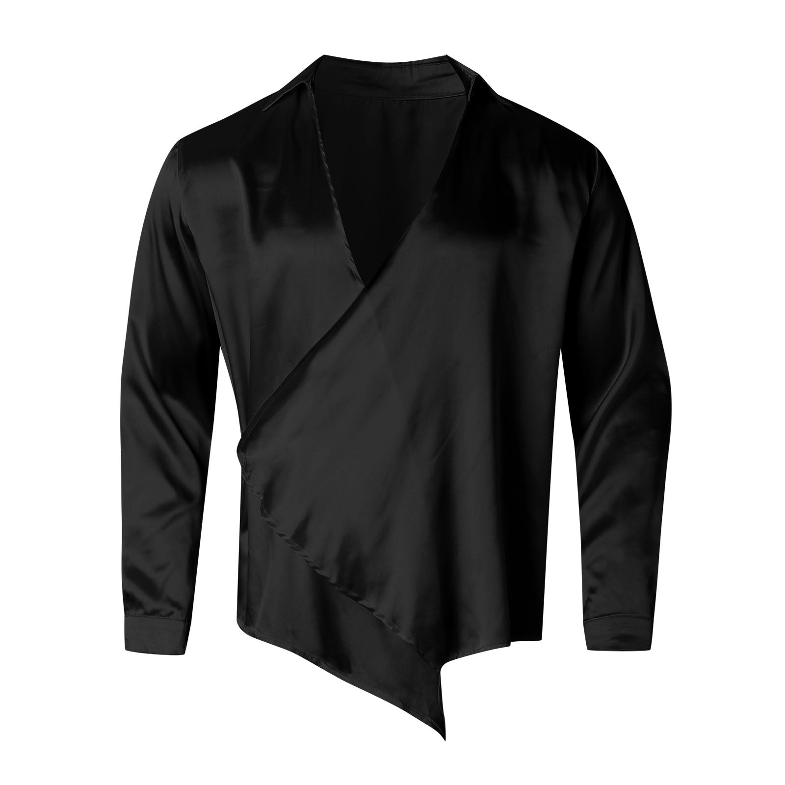 Relaxed Fit Men’s Silk Shirt