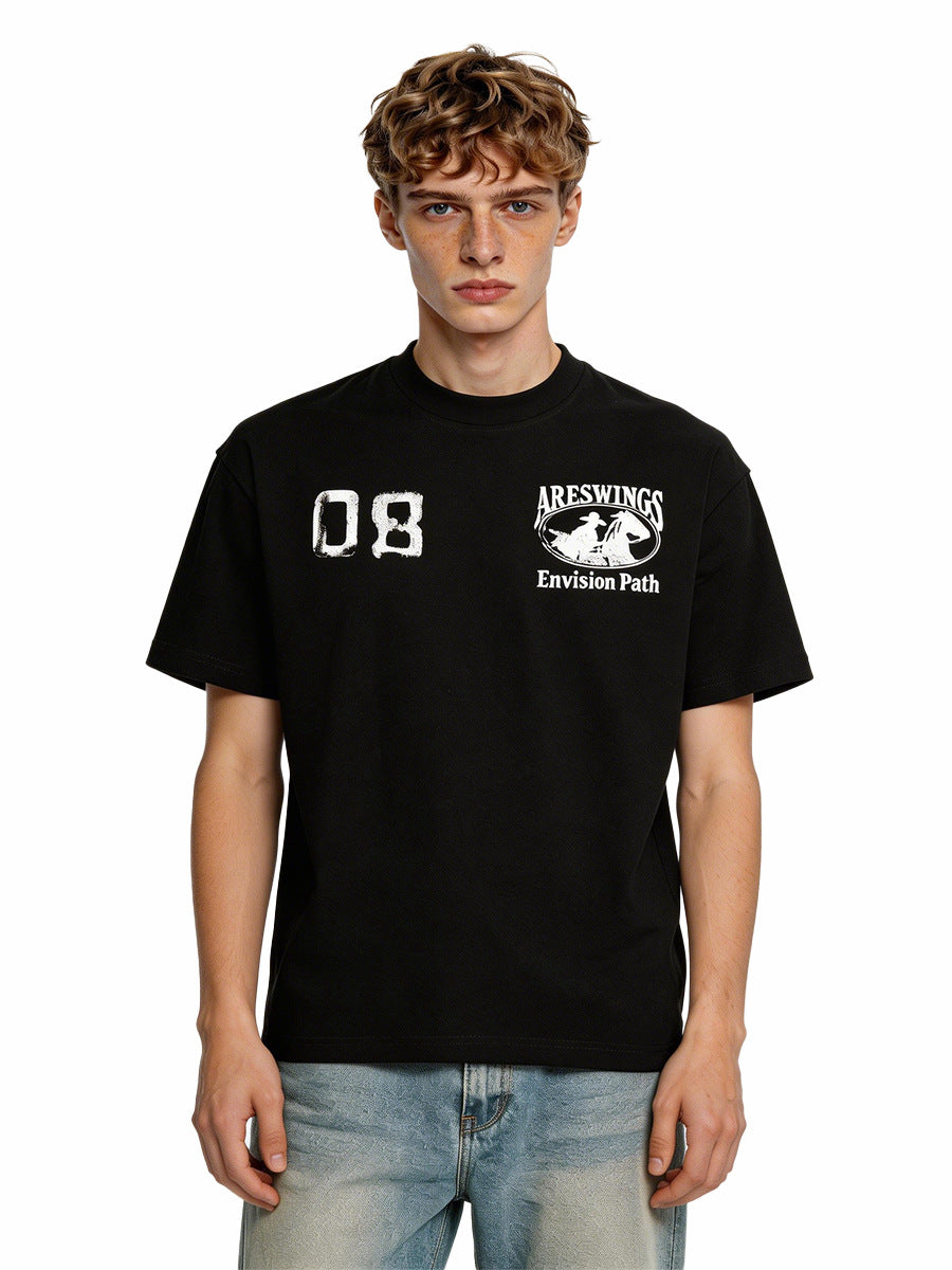 Men’s Western Cowboy Graphic T-Shirt