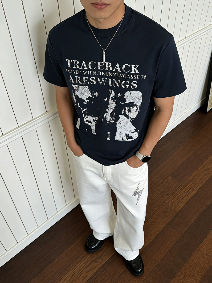 Men’s Streetwear Portrait T-Shirt