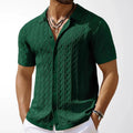 Men’s Casual Jacquard Polo