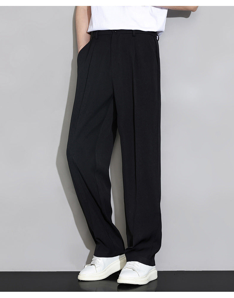 Men’s Elegant Pleated Dress Pant