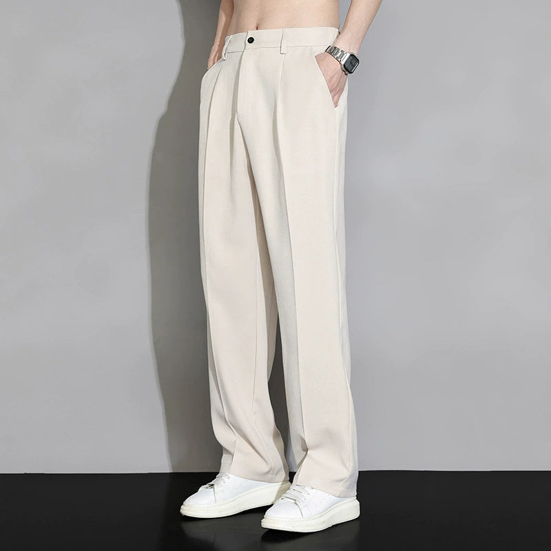 Men’s Elegant Pleated Dress Pant