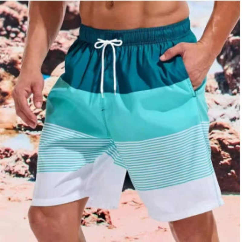 Men's Classic Striped Beach Shorts