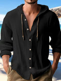 Men’s Hooded Linen Shirt