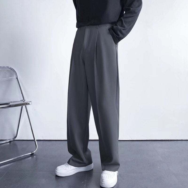 Men's Pleated Tailored Trousers