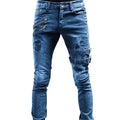 Trendy Slim Fit Biker Jeans