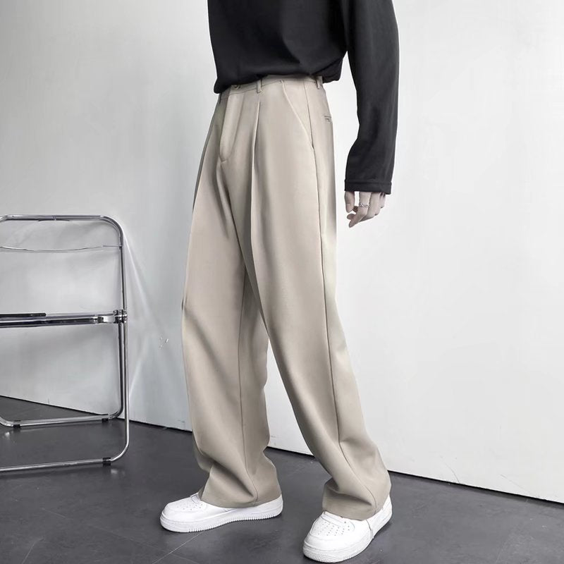 Men's Pleated Tailored Trousers