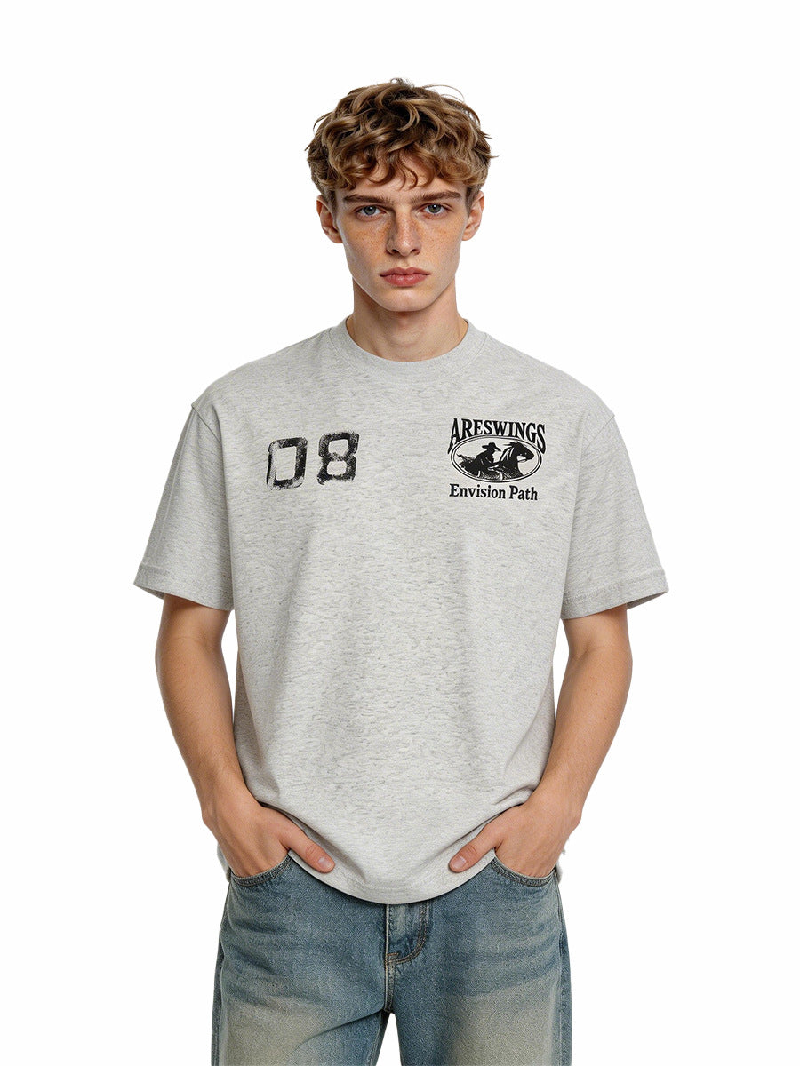 Men’s Western Cowboy Graphic T-Shirt