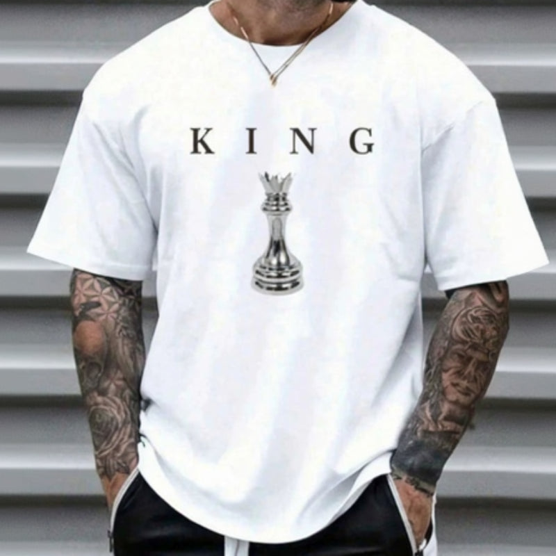 Men's Checkerboard Graphic T-Shirt