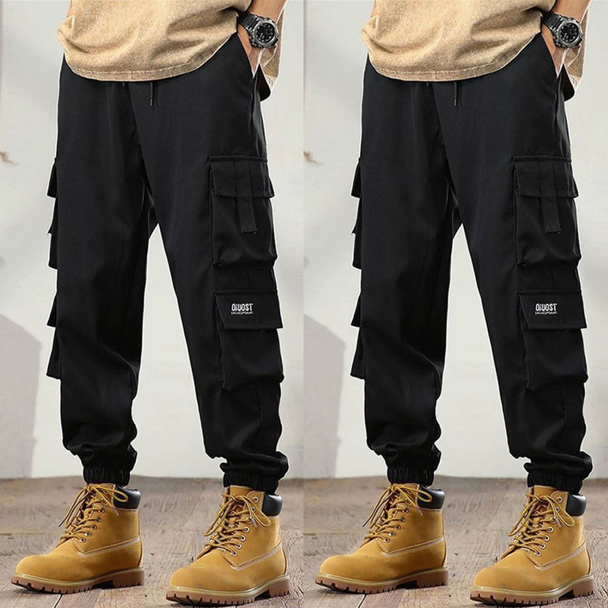 Men's Multi-Pocket Cargo Jogger Pants