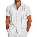 Men's 3D Printed Business Casual Shirt