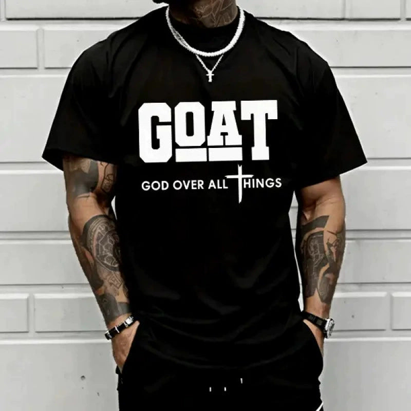 GOAT “God Over All” Graphic T-Shirt