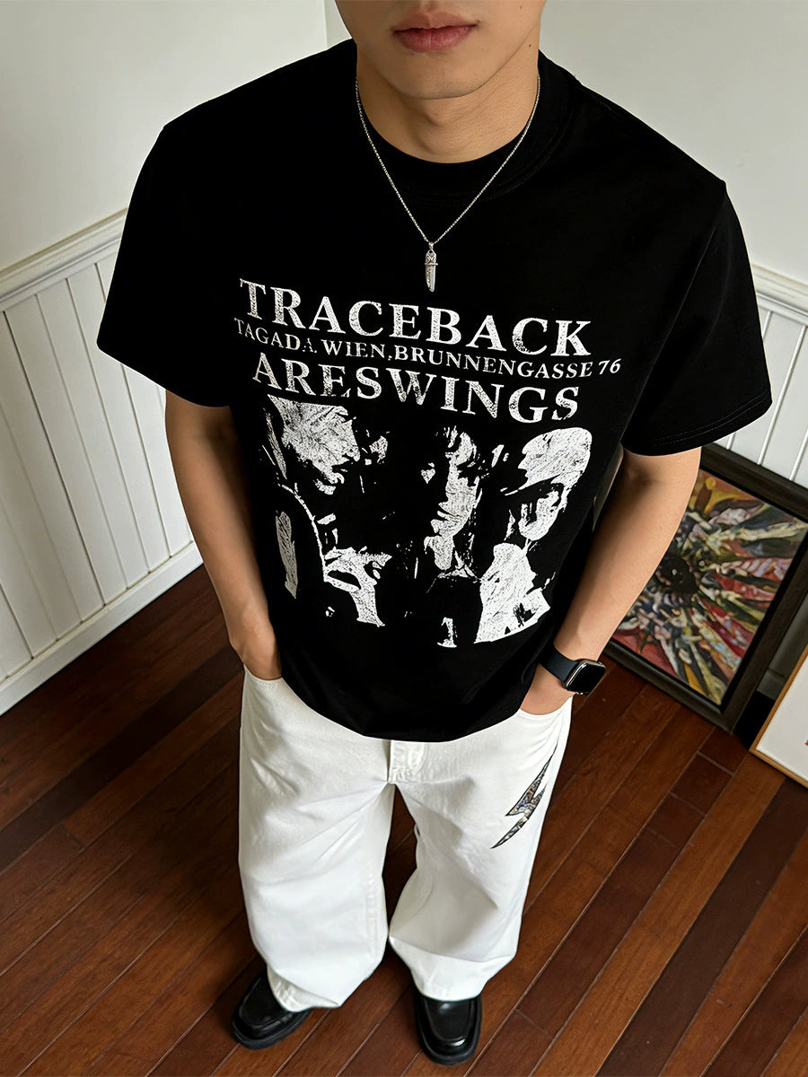Men’s Streetwear Portrait T-Shirt