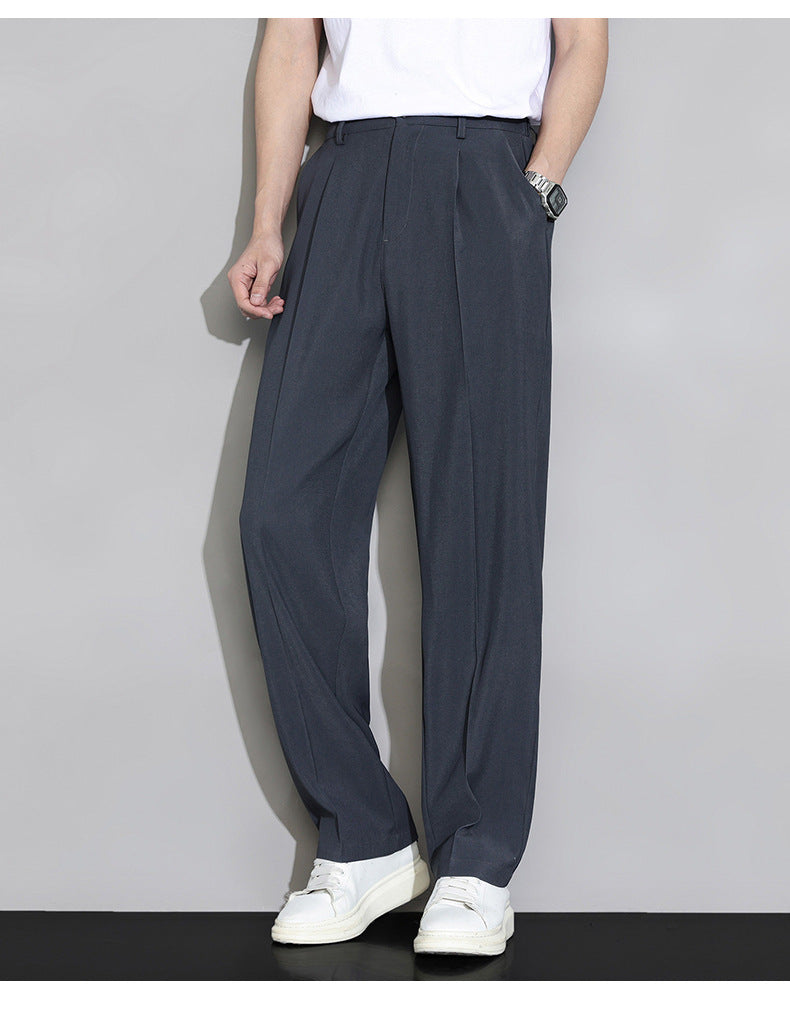 Men’s Elegant Pleated Dress Pant