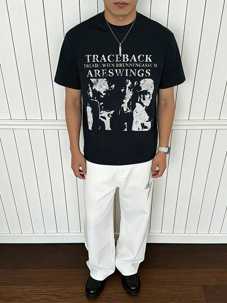 Men’s Streetwear Portrait T-Shirt