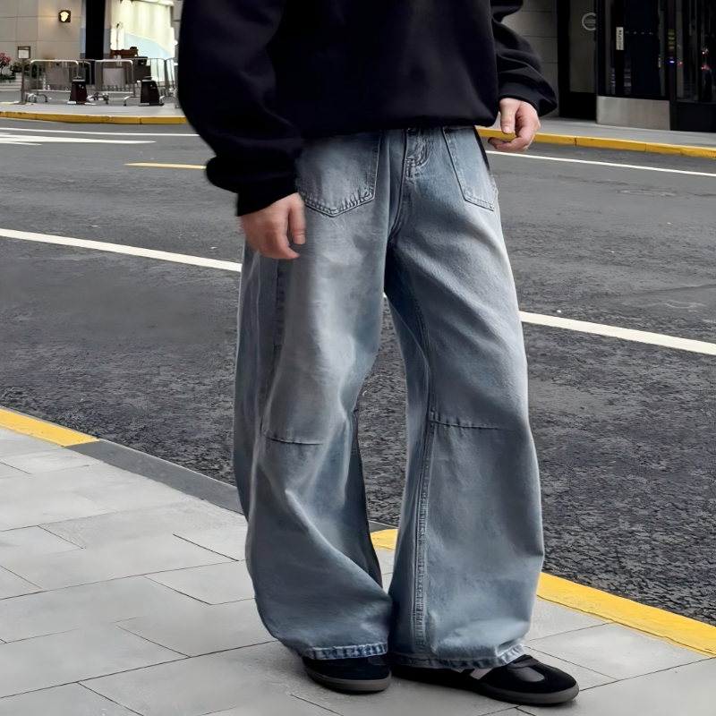 Men’s Curved Panel Jeans