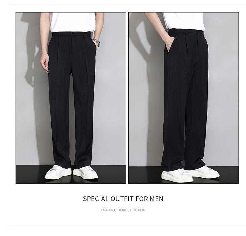 Men’s Elegant Pleated Dress Pant
