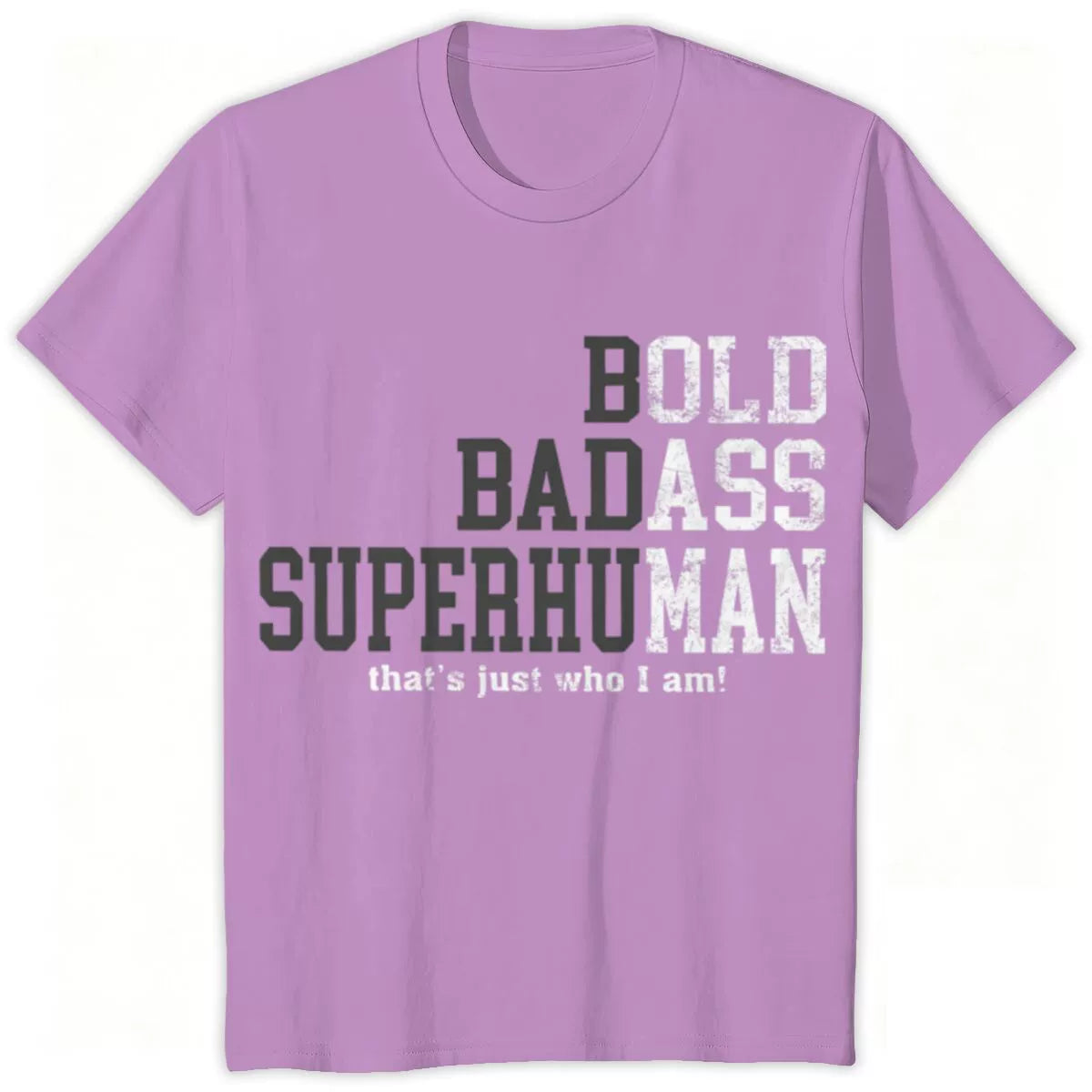 Bold Badass Superhuman Graphic T-Shirt