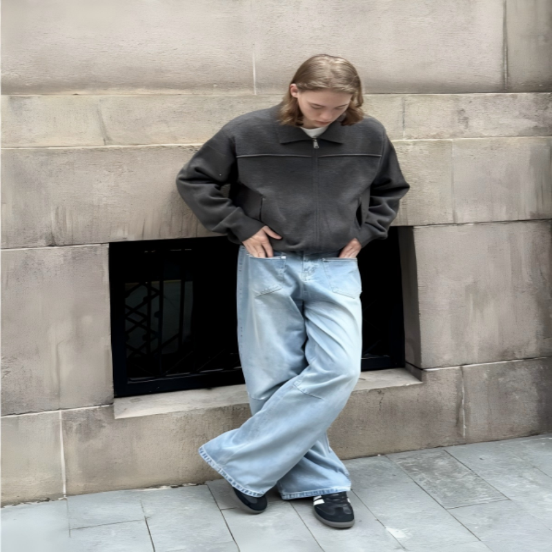 Men’s Curved Panel Jeans