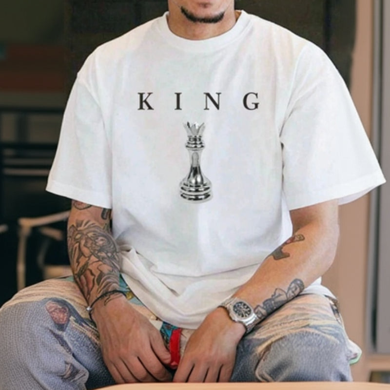 Men's Checkerboard Graphic T-Shirt