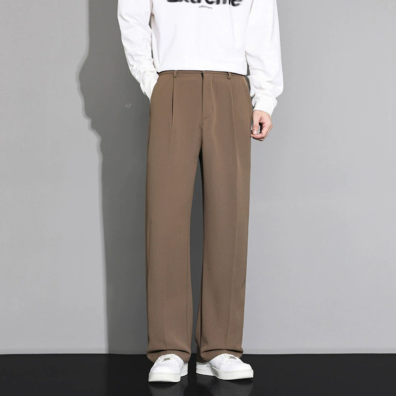 Men’s Elegant Pleated Dress Pant