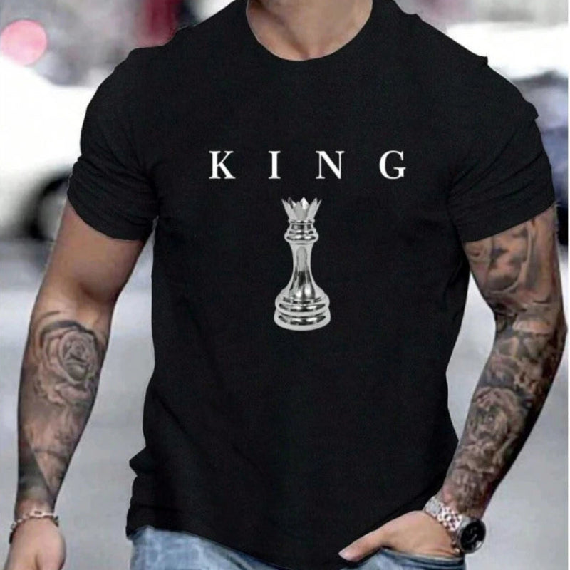Men's Checkerboard Graphic T-Shirt