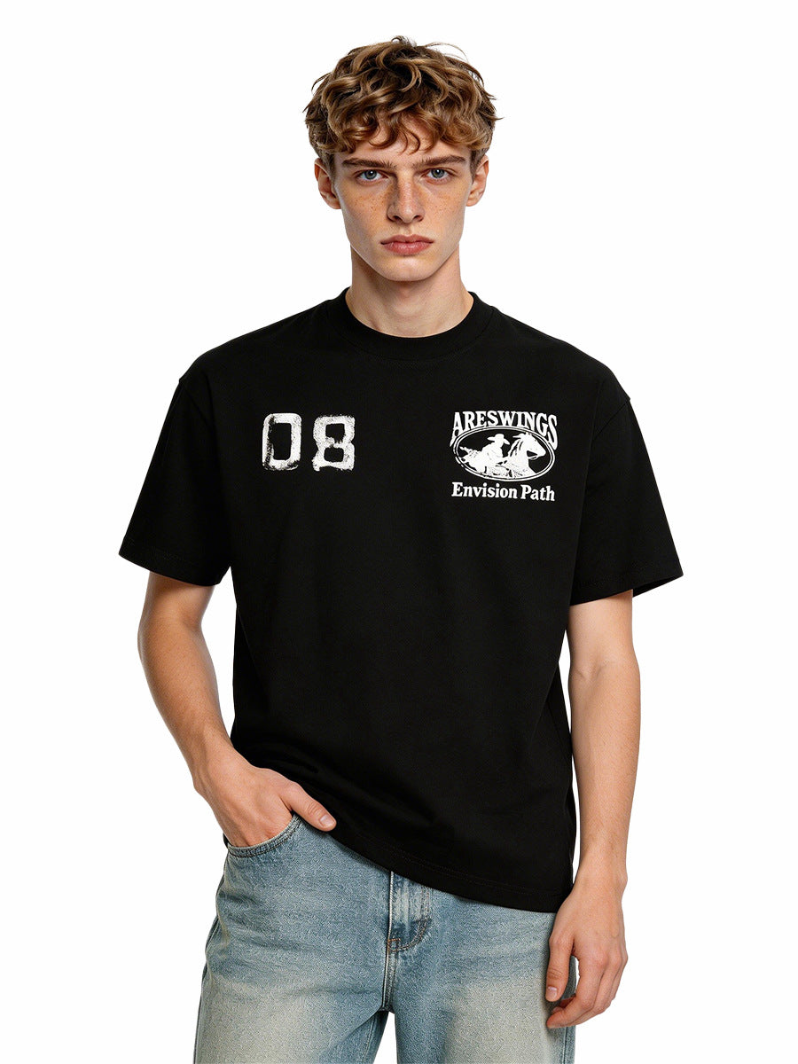 Men’s Western Cowboy Graphic T-Shirt