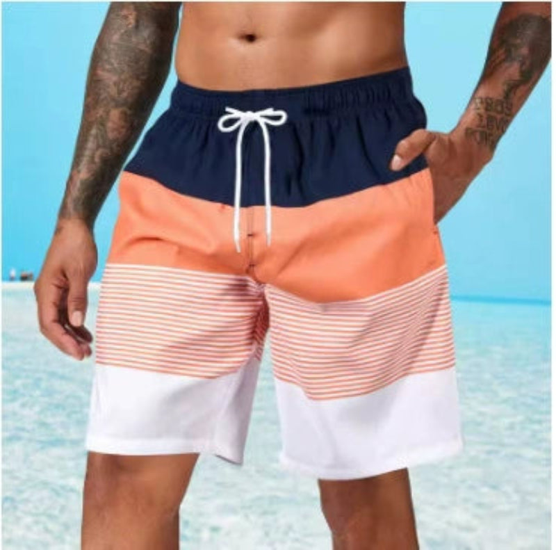 Men's Classic Striped Beach Shorts