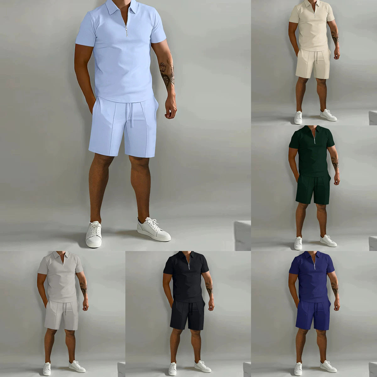 Casual Polo Matching Set for Men