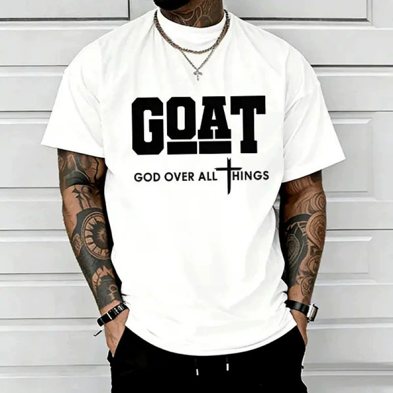 GOAT “God Over All” Graphic T-Shirt