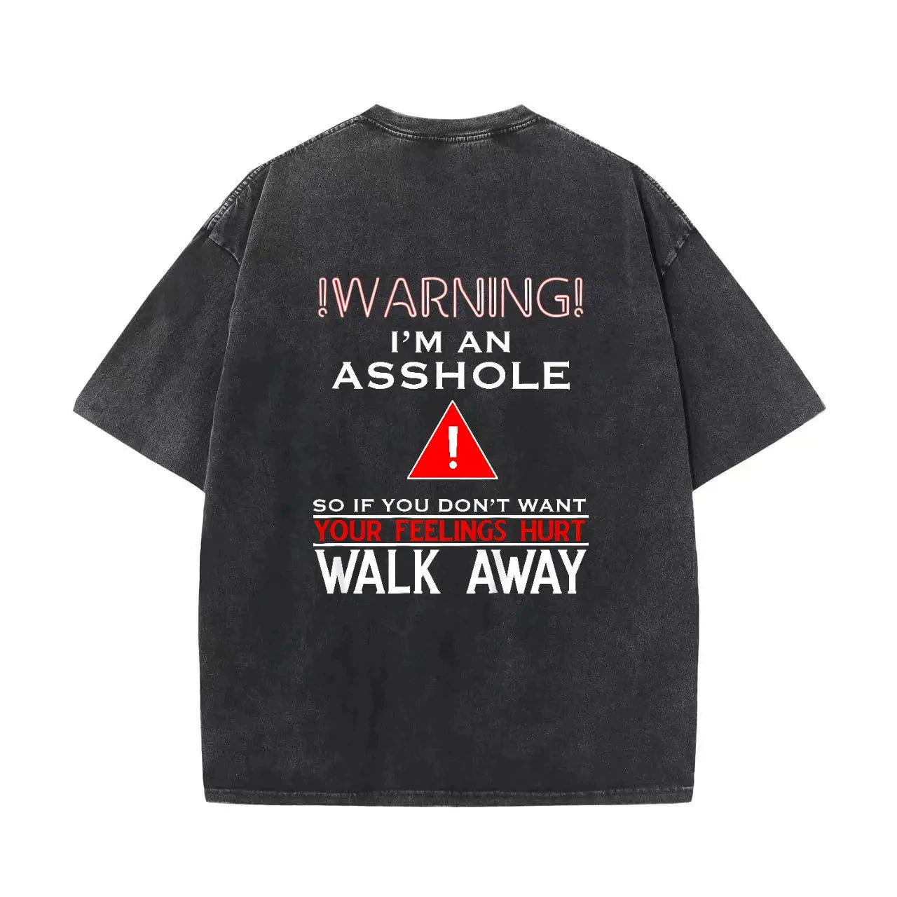 Anti Social Warning Graphic T-Shirt