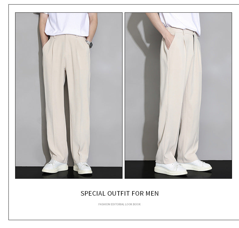 Men’s Elegant Pleated Dress Pant