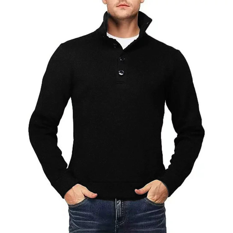 Men's Half-Zip Knit Sweater